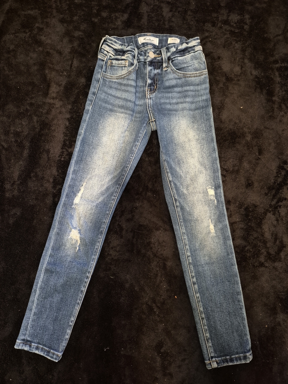 Kancan Signature Mid Rise Ankle Skinny Jeans Youth 10
